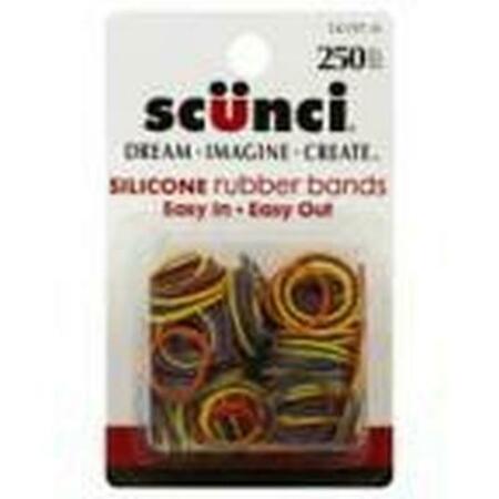 SCUNCI Sil Rubberband-exotic, 250PK 534781